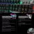 MECHANICAL GAMING KEYBOARD  104 KEY ERGONOMIC WIRED KEYBOARD