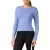 AMAZON BRAND - AURIQUE WOMEN'S LONG SLEEVE SUPER SOFT SPORTS TOP, BLUE (COLONY BLUE), 10, LABEL:S