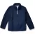 QUARTER-ZIP HIGH-PILE POLAR FLEECE JACKET WASHED NAVY, XS (4-5)