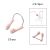 Durable No-Skid Soft Silicone Steel Wire Nose Clip for Swimming Diving Water Sports