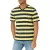 LOOSE-FIT V-NECK T-SHIRT, YELLOW AND NAVY RUGBY