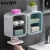 BAISPO PORTABLE SOAP DISH - WALL MOUNTED BATHROOM SOAP HOLDER