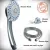 UNIVERSAL SHOWER HEAD 5 MODE FUNCTION CHROME ANTI-LIMESCALE HANDSET / HOSE PIPE