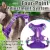 BARKBAY NO PULL DOG HARNESS FRONT CLIP HEAVY DUTY REFLECTIVE EASY CONTROL HANDLE FOR LARGE DOG WALKING WITH ID TAG POCKET(PURPLE)