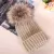 WINTER HAT FEMALE KOREAN KNITTING WOOL LARGE CHILDREN'S PARENT-CHILD TIDE FOX RACCOON FUR FUR BALL CAP