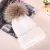 WINTER HAT FEMALE KOREAN KNITTING WOOL LARGE CHILDREN'S PARENT-CHILD TIDE FOX RACCOON FUR FUR BALL CAP