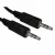 BUDI 3.5MM JACK TO JACK AUX AUDIO CABLE 1.2M LONG - BLACK