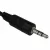 BUDI 3.5MM JACK TO JACK AUX AUDIO CABLE 1.2M LONG - BLACK