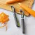 AMAZON BASICS 2-PIECE PEELER SET WITH A SOFT GRIP HANDLE GREY AND GREEN