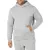 AMAZON AWARE MEN'S FLEECE HOODIE, GREY HEATHER, L