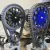 VINTAGE MECHANICAL WIND CHAIN GEAR CLOCK, DECORATIVE METAL BLOCK TIMING CHAIN CLOCK