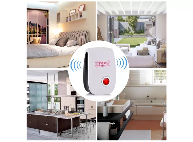 ENHANCED ULTRASONIC PEST REPELLER - MOSQUITO RAT MOUSE COCKROACH CONTROL