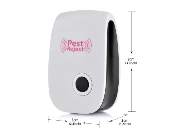 ENHANCED ULTRASONIC PEST REPELLER - MOSQUITO RAT MOUSE COCKROACH CONTROL