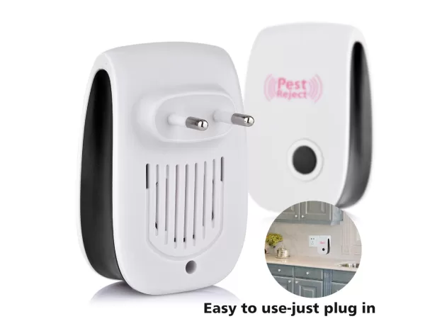 ENHANCED ULTRASONIC PEST REPELLER - MOSQUITO RAT MOUSE COCKROACH CONTROL