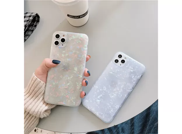 GLITTER DREAM SHELL PATTERN PHONE CASE FOR IPHONE