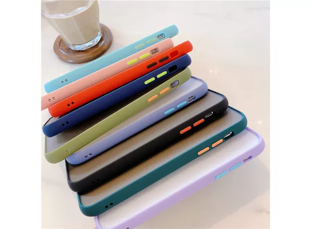 MINT HYBRID CAMERA PROTECTION CASE FOR IPHONE SE 2020