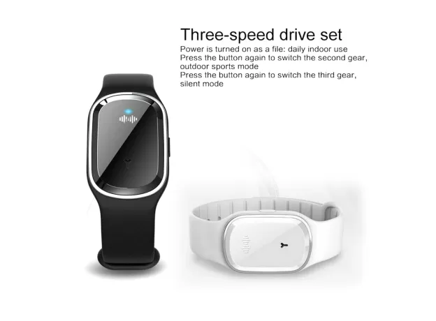 PORTABLE USB RECHARGEABLE MOSQUITO REPELLENT BRACELET – WATERPROOF CAMPING WATCH