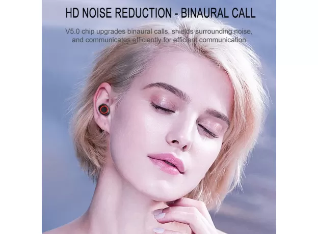 WIRELESS BLUETOOTH NOISE CANCELLING EARBUDS – WATERPROOF HIFI GAMING HEADSET