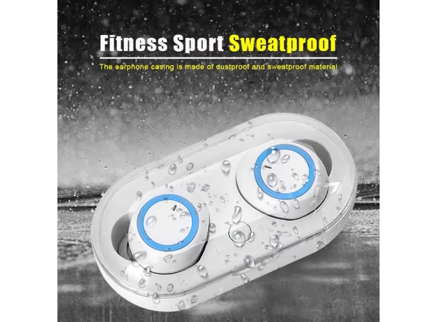 WIRELESS BLUETOOTH NOISE CANCELLING EARBUDS – WATERPROOF HIFI GAMING HEADSET