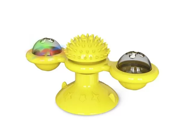 WINDMILL CAT TOY INTERACTIVE PET TOYS FOR CATS PUZZLE CAT GAME TOY