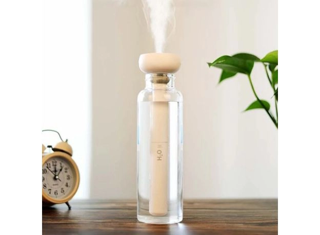 MINI PORTABLE HUMIDIFIER, SMALL USB PERSONAL HUMIDIFIERS WITH ULTRA QUIET, CONTAINER DIVERSITY, AUTO SHUT OFF, TINY TRAVEL EASY USE HUMIDIFIER FOR PLANTS, CAR, OFFICE, HOTEL