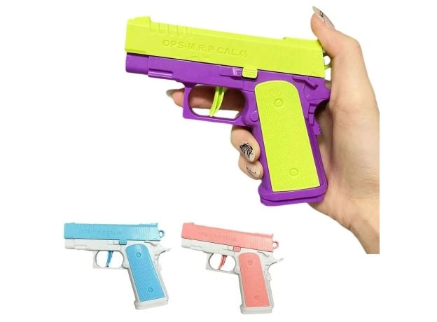 Toys Adults,1911 3D Printed Small Pistol Toys, Stress Relief Pistol Toys for Adults, Suitable for Relieving ADHD, Anxiety, Suitable Toys for Adults and Kids