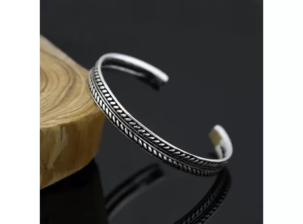 VIKING STAINLESS STEEL WOLF RAVEN BEAR HEAD CUFF BRACELET FOR MEN, VIKING JEWELRY GIFTS
