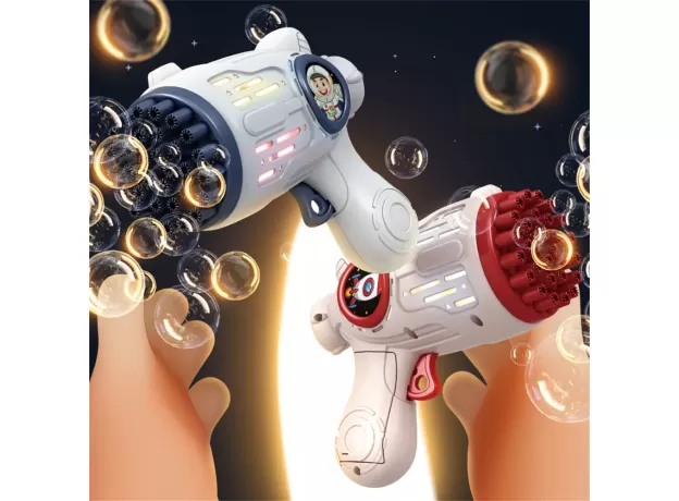 BUBBLE GUN ROCKET SOAP BLASTER MACHINE, BAZOOKA BUBBLE LAUNCHER BLOWER TOYS FOR KIDS OUTDOOR INDOOR, BUBBLE MAKER FOR PARTY BIRTHDAY WEDDING