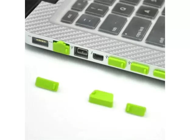 DUST PLUGS COVERS, SOFT SILICONE COMPUTER PORT ANTI-DUST PLUGS, DUST COVERS STOPPERS FOR COMPUTER PC CASE BOX LAPTOP PORT