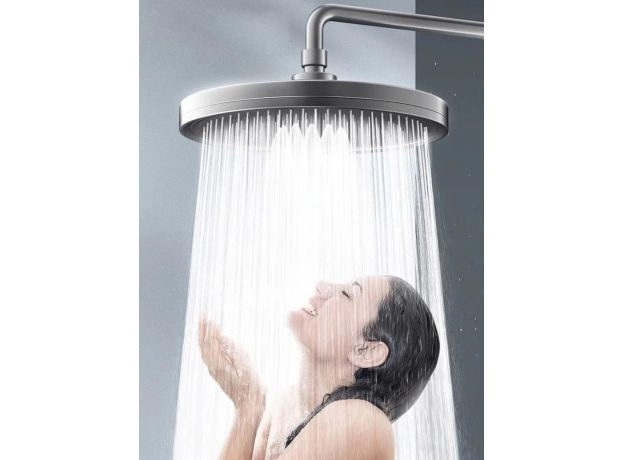 ​  High Pressure Rain Shower Luxury Large Square Rainfall shower heads, Adjustable Wall Mounted and Ceiling Mounted Fixed High Flow Waterfall for Bathroom​