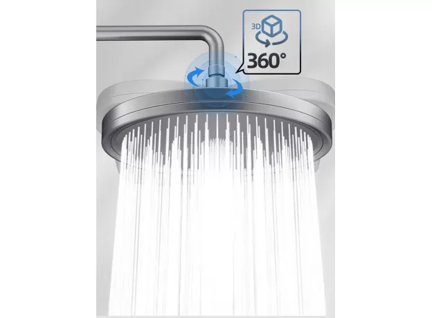 ​  HIGH PRESSURE RAIN SHOWER LUXURY LARGE SQUARE RAINFALL SHOWER HEADS, ADJUSTABLE WALL MOUNTED AND CEILING MOUNTED FIXED HIGH FLOW WATERFALL FOR BATHROOM​