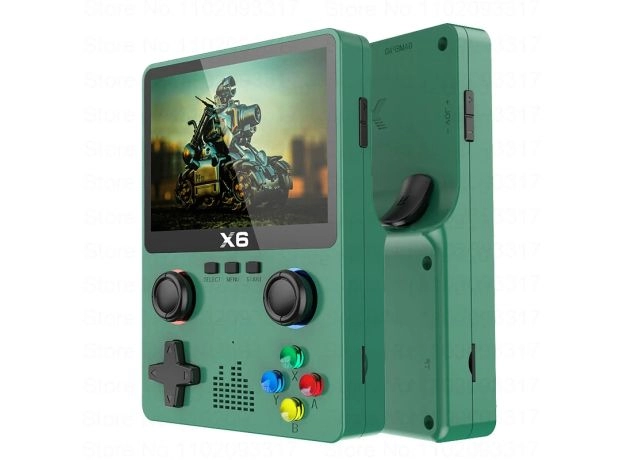 2023 X6 Portable Retro Game Console 4K 10000+ Games Box 3.5inch Mini Handheld Video Gaming Devices Player For Adults Kids Gifts