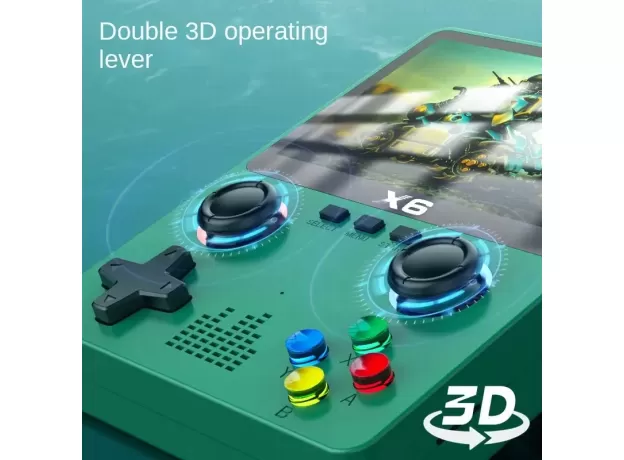 2023 X6 PORTABLE RETRO GAME CONSOLE 4K 10000+ GAMES BOX 3.5INCH MINI HANDHELD VIDEO GAMING DEVICES PLAYER FOR ADULTS KIDS GIFTS