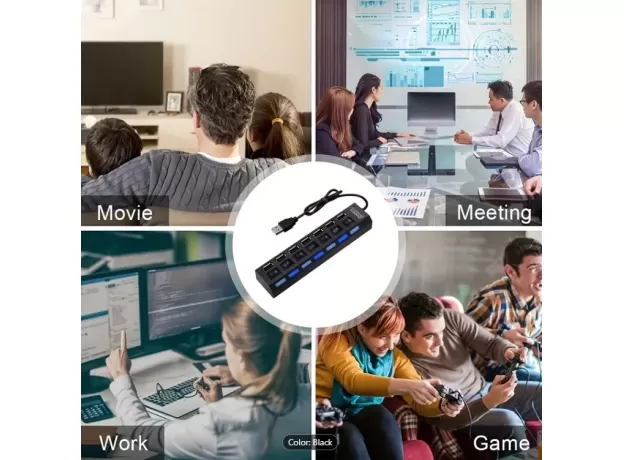 USB SPLITTER NOTEBOOK COMPUTER U DISK MOUSE KEYBOARD HUB HUB EXTENSION MULTI-PORT DATA CONVERSION