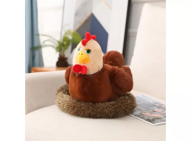 STUFFED CHICKEN DOLL PLUSH TOYS PRETEND KID'S EARLY EDUCATION HOME DECORATION CHRISTMAS BIRTHDAY GIFTS