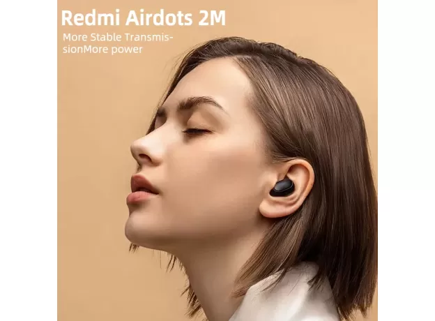 NEW XIAOMI REDMI AIRDOTS 2 WIRELESS BLUETOOTH HEADSET WITH MIC EARBUDS AIRDOTS 2 FONE BLUETOOTH EARPHONES WIRELESS HEADPHONES