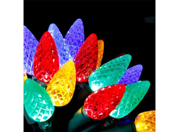 LED Christmas Garland Fairy Lights Waterproof 8 Modes Strawberry String Light for Patio Garden Party Wedding Decoration
