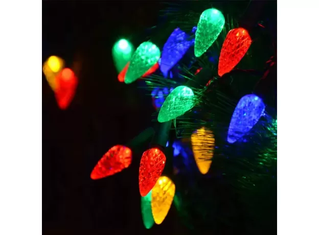 LED CHRISTMAS GARLAND FAIRY LIGHTS WATERPROOF 8 MODES STRAWBERRY STRING LIGHT FOR PATIO GARDEN PARTY WEDDING DECORATION