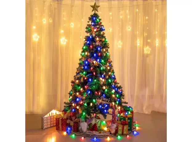 LED CHRISTMAS GARLAND FAIRY LIGHTS WATERPROOF 8 MODES STRAWBERRY STRING LIGHT FOR PATIO GARDEN PARTY WEDDING DECORATION