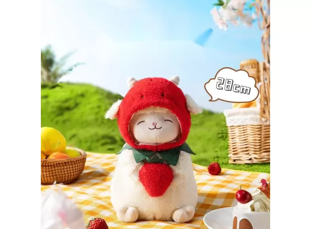 STUFFED STRAWBERRY SHEEP PLUSH TOY EAT MELON STUFFED SHEEP TOY WATERMELON LEMON PLUSH SOFT TOY FOR KID CHRISTMAS BIRTHDAY GIFTS