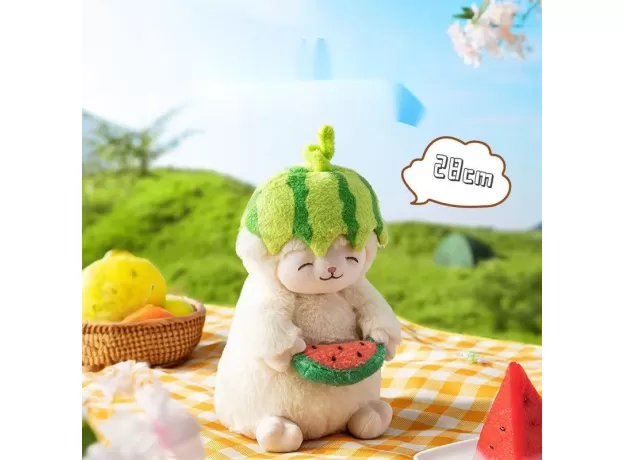 STUFFED STRAWBERRY SHEEP PLUSH TOY EAT MELON STUFFED SHEEP TOY WATERMELON LEMON PLUSH SOFT TOY FOR KID CHRISTMAS BIRTHDAY GIFTS