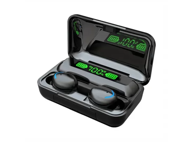 WATERPROOF IN-EAR HI-FI STEREO WIRELESS SPORTS EARBUDS, NOISE CANCELLATION GAMING HEADSET