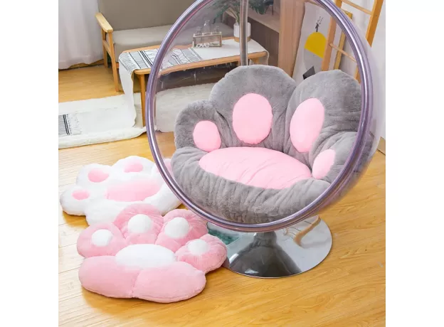 CUTE CAT BEAR PAW CHAIR SEAT CUSHION STUFFED PLUSH SOFT PAW PILLOWS HOME DECOR CHILDREN GIFTS
