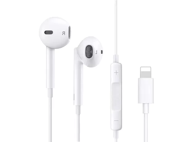 VEN-DENS POP-UP EARPHONE FOR APPLE IPHONE IPAD HIGH SOUND QUALITY VDEAR002 WHITE