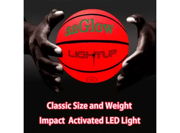 LED BASKETBALL LIGHT UP BRIGHT STREETBALL CLASSIC SIZE 7 LUMINOUS GLOWING  BASKETBALL, BIRTHDAY GIFT