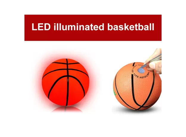 LED BASKETBALL LIGHT UP BRIGHT STREETBALL CLASSIC SIZE 7 LUMINOUS GLOWING  BASKETBALL, BIRTHDAY GIFT