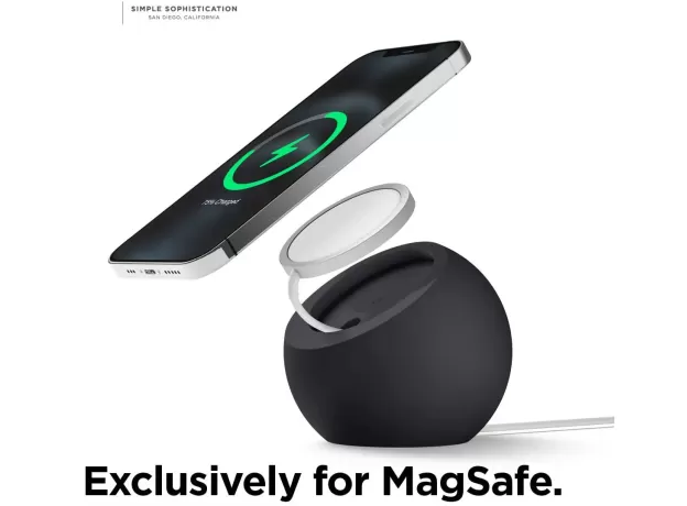 MAGSAFE SILICONE CHARGING STAND FOR IPHONE WIRELESS CHARGING DESKTOP BASE