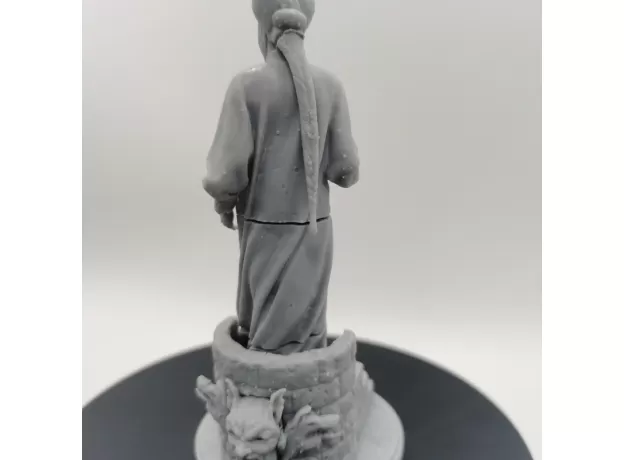 RESIN FIGURE COUNT DRACULA 1/24 SCALE 110MM VERTICAL HEIGHT MODEL KIT UNASSEMBLED UNPAINTED DIORAMA STATUETTE FIGURINES DIY TOYS