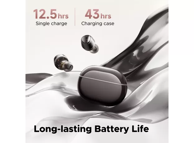 SOUNDPEATS ENGINE4 HI-RES BLUETOOTH 5.3 WIRELESS EARBUDS WITH LDAC, COAXIAL DUAL DYNAMIC DRIVERS FOR STEREO SOUND