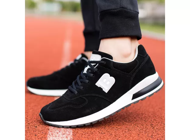 STYLE SUEDE SNEAKERS MEN OUTDOOR ANTI-SKID CASUAL SHOES MAN
